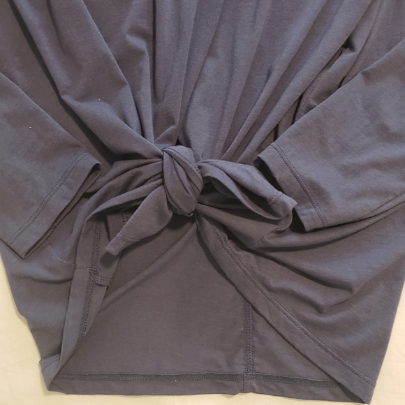 Aritzia Babaton The Group Mindy Overlap Top blue - Picture 7 of 7